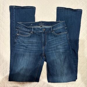 White House Black Market Bootcut Women's Blue Jeans, Size 8